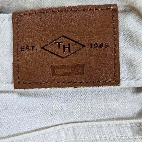 NWT Tommy Hilfiger Cream Casual Peekaboo Ankle Cuff Pants with Drawstring Sz 6 - Picture 5 of 12